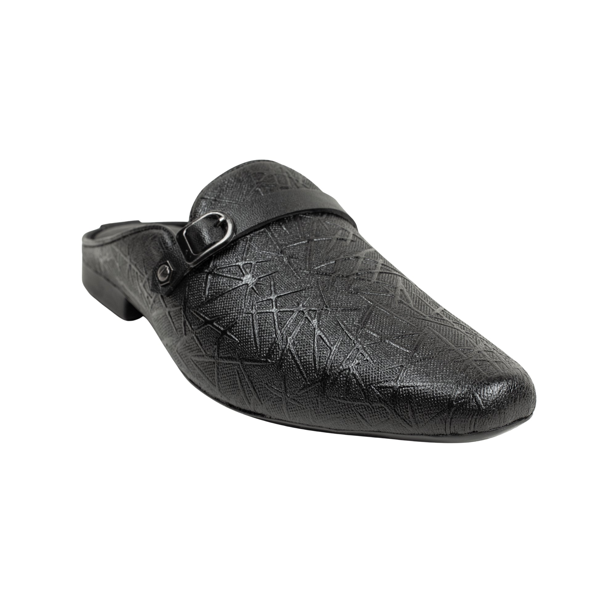 VIBRANT MEN MULE BLACK CASUAL SHOE - Vibrantbd.com