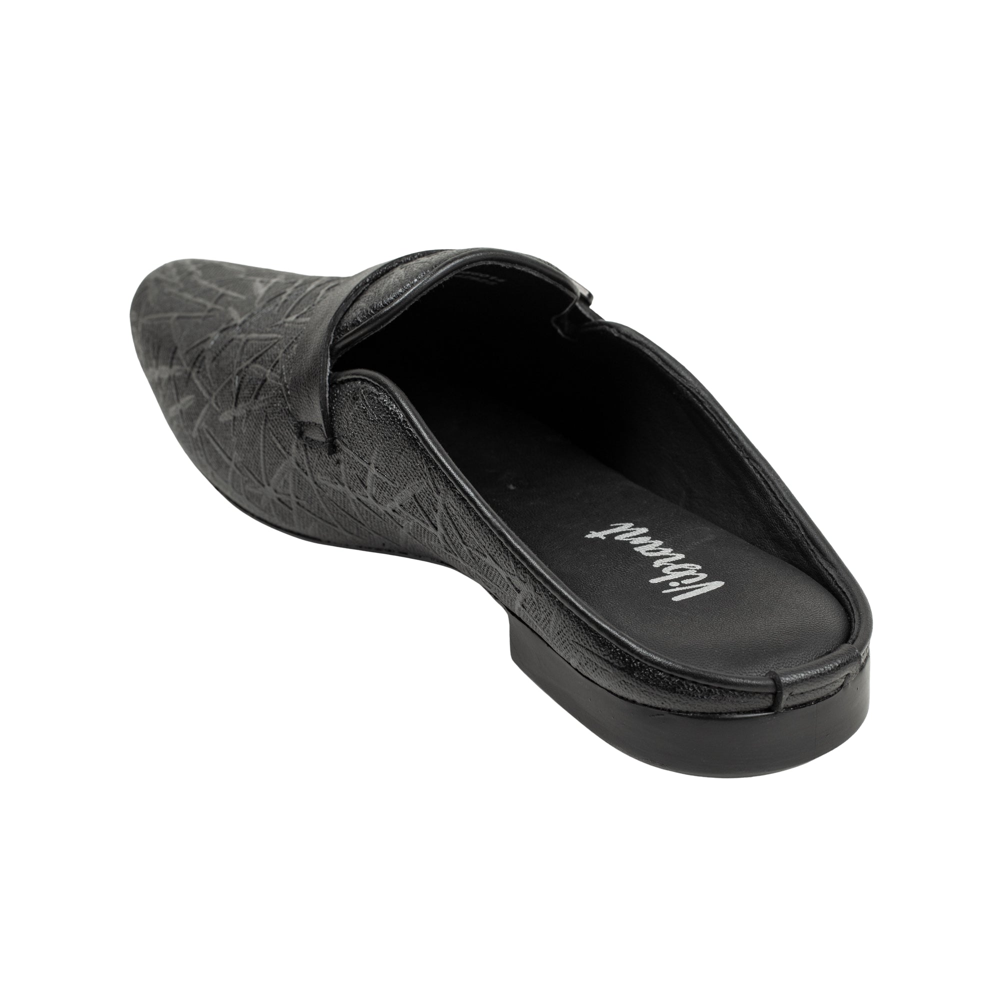 VIBRANT MEN MULE BLACK CASUAL SHOE - Vibrantbd.com