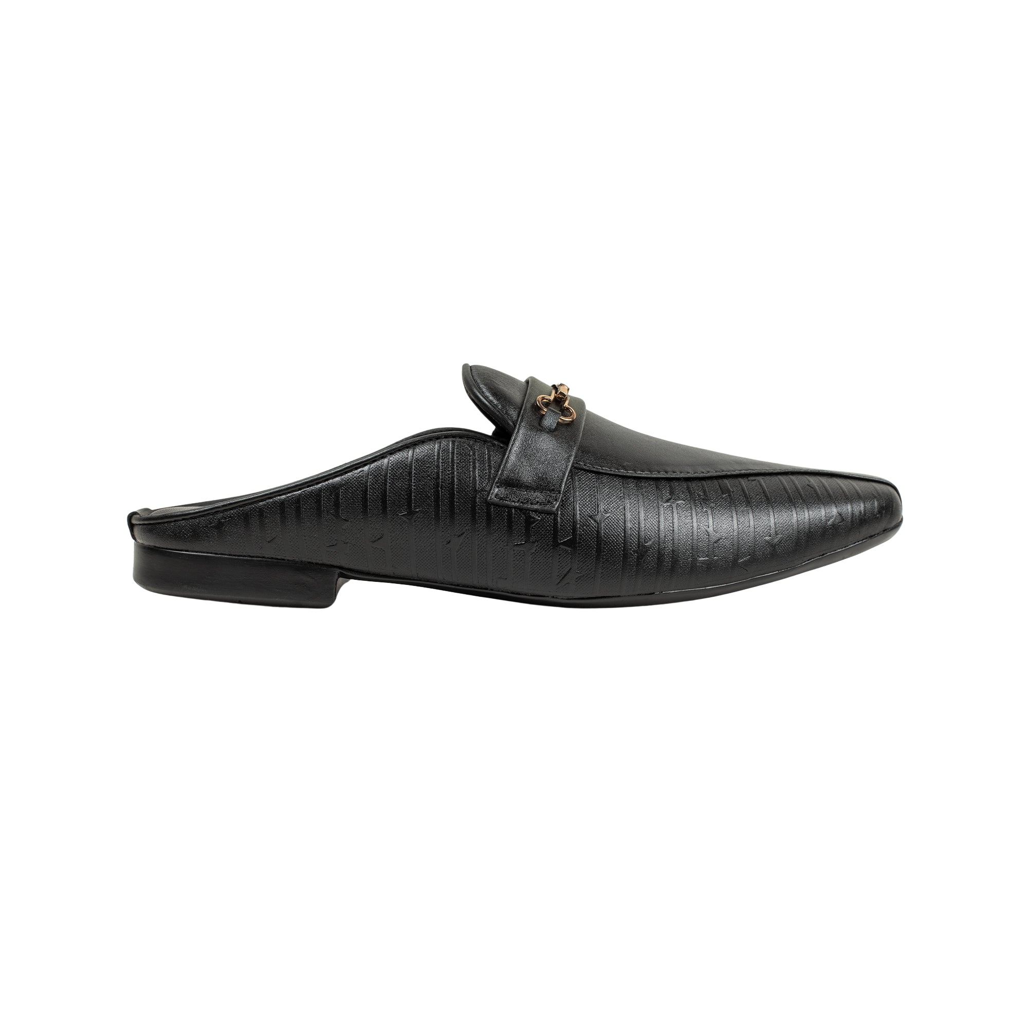 VIBRANT MEN MULE BLACK CASUAL SHOE - Vibrantbd.com