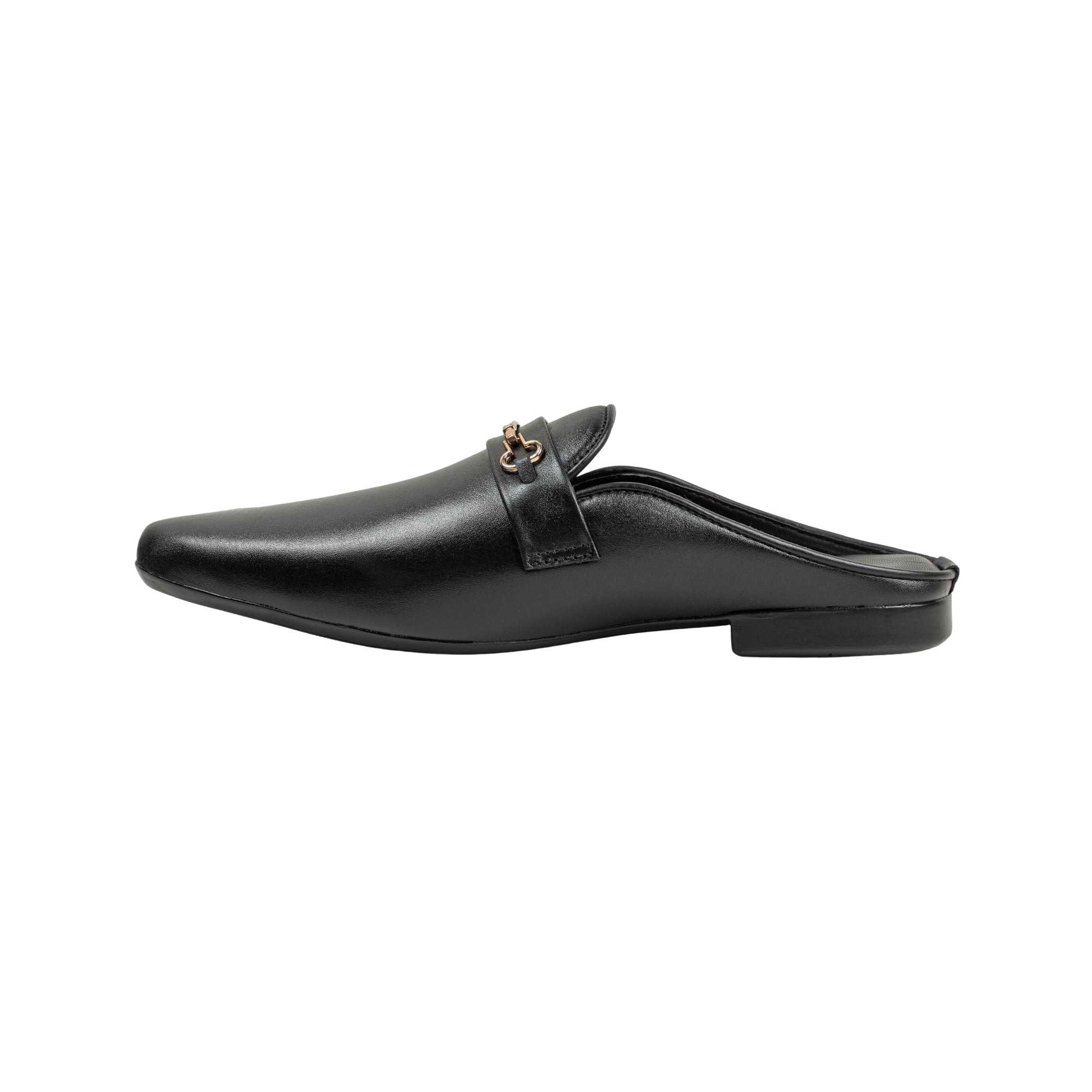 VIBRANT MEN MULE BLACK CASUAL SHOE - Vibrantbd.com