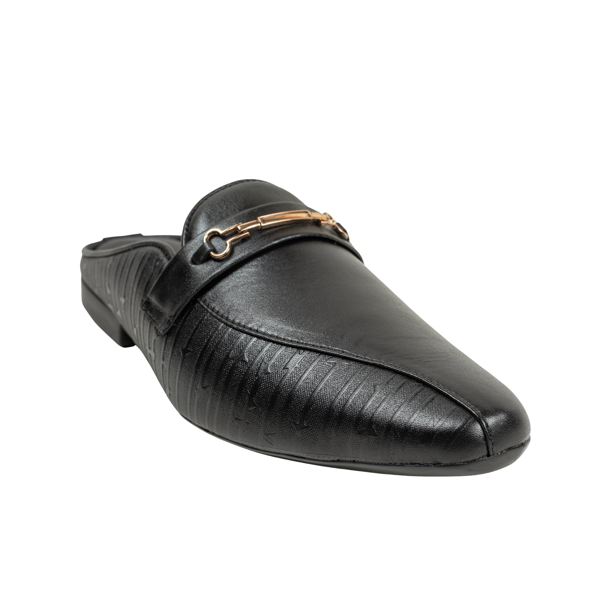 VIBRANT MEN MULE BLACK CASUAL SHOE - Vibrantbd.com