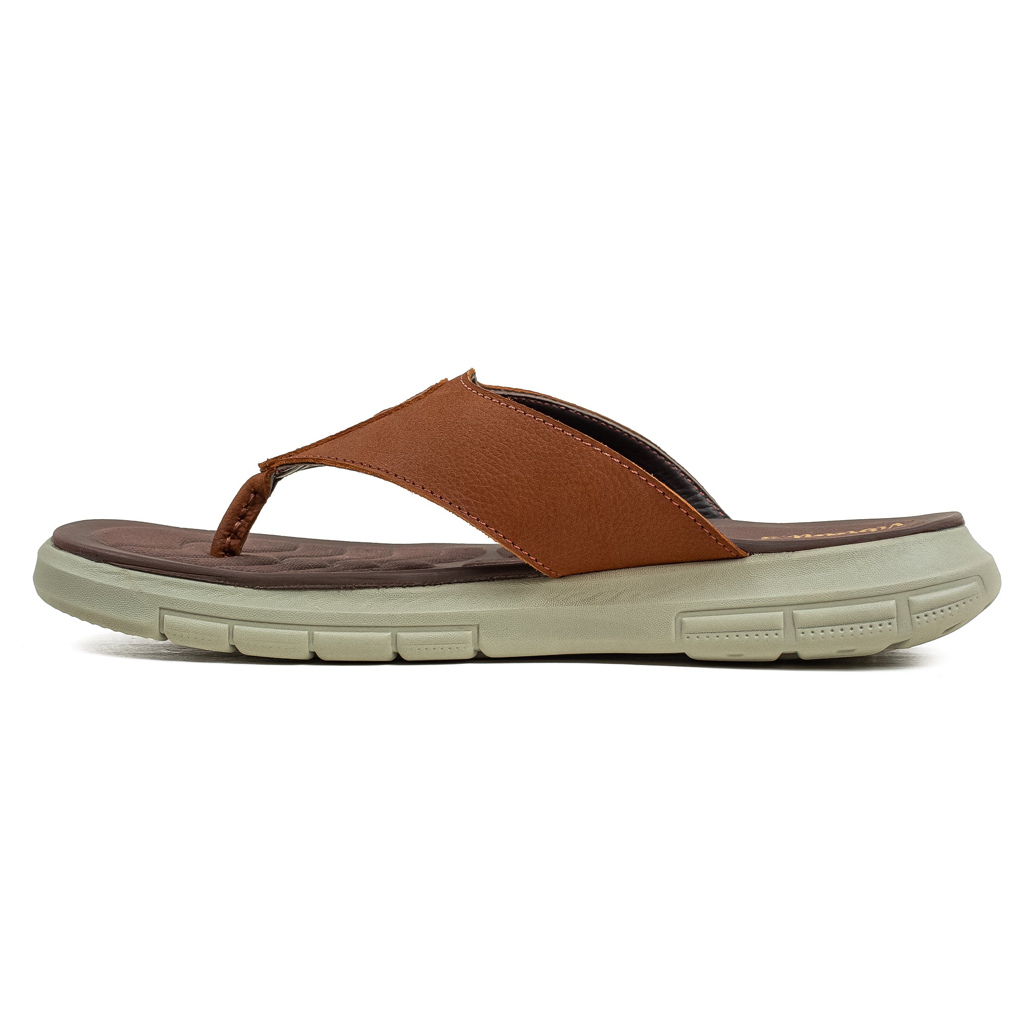 Vibrant Men's Nubuck Leather Sandal with Phylon Sole and Cushioned Insole - Ultimate Comfort and Durability - Vibrantbd.com