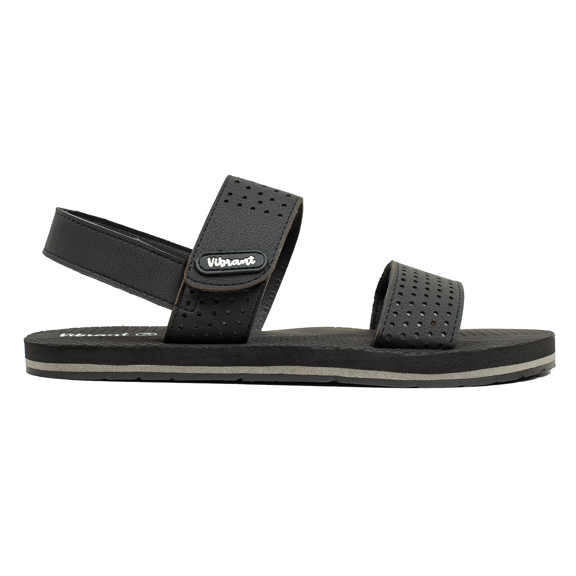 Men's Black Washable Beach Sandal with Comfortable Grip and Durable Design - Vibrantbd.com