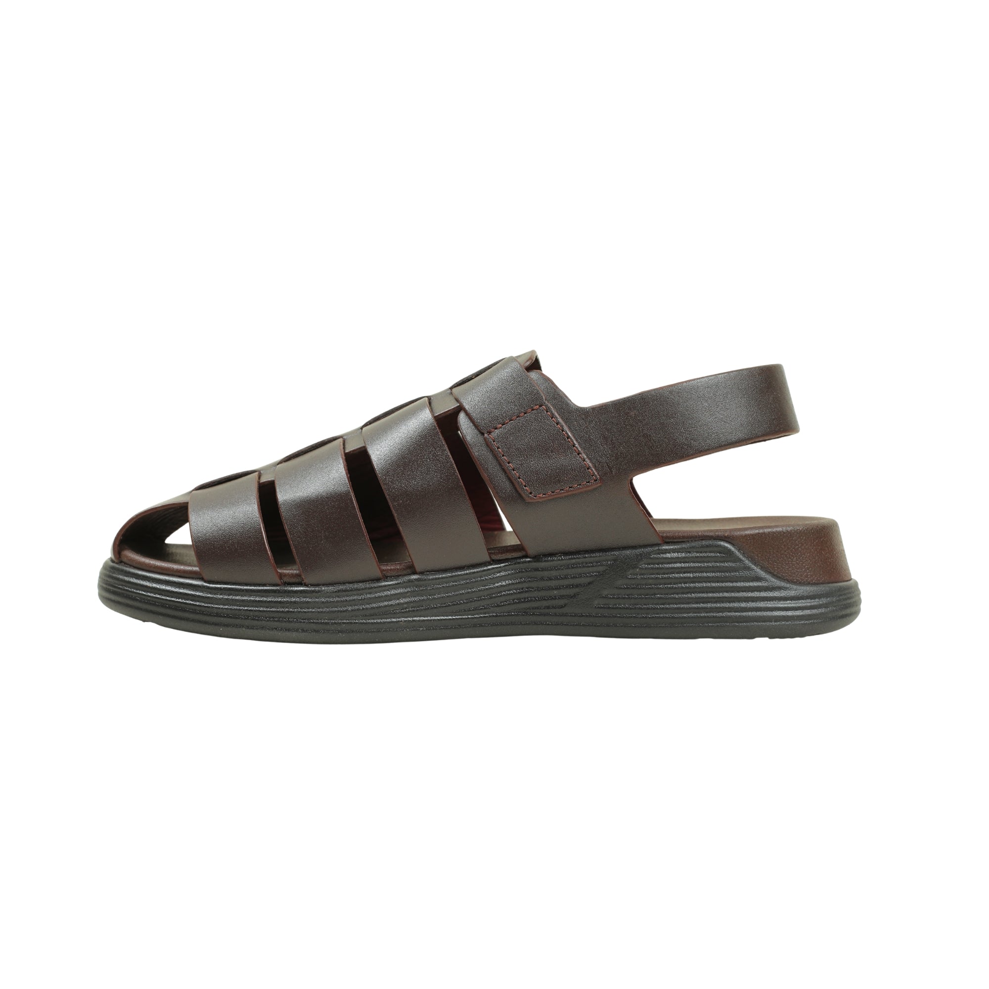 Vibrant Men's Leather Toe-Post Sandal - Vibrantbd.com
