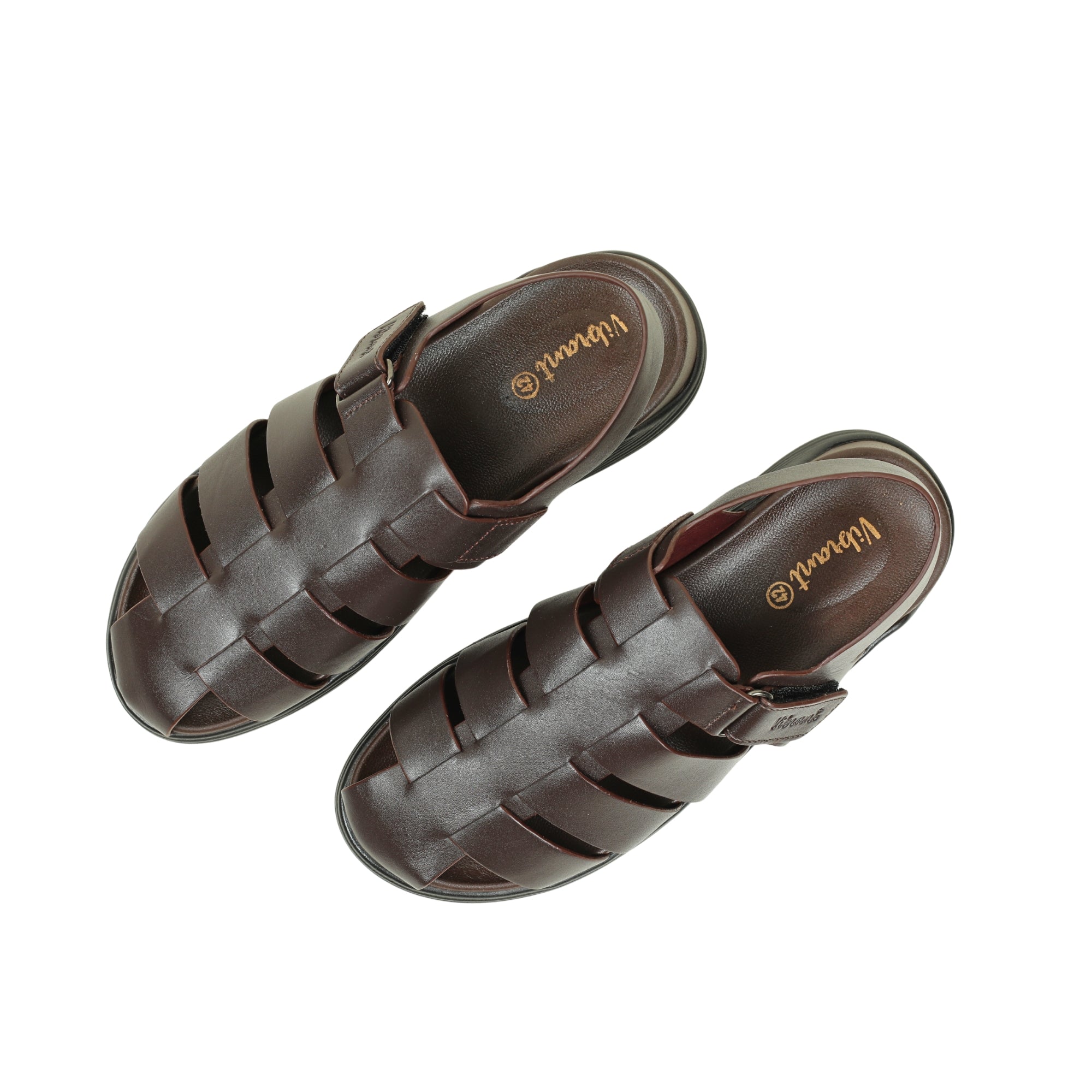Vibrant Men's Leather Toe-Post Sandal - Vibrantbd.com