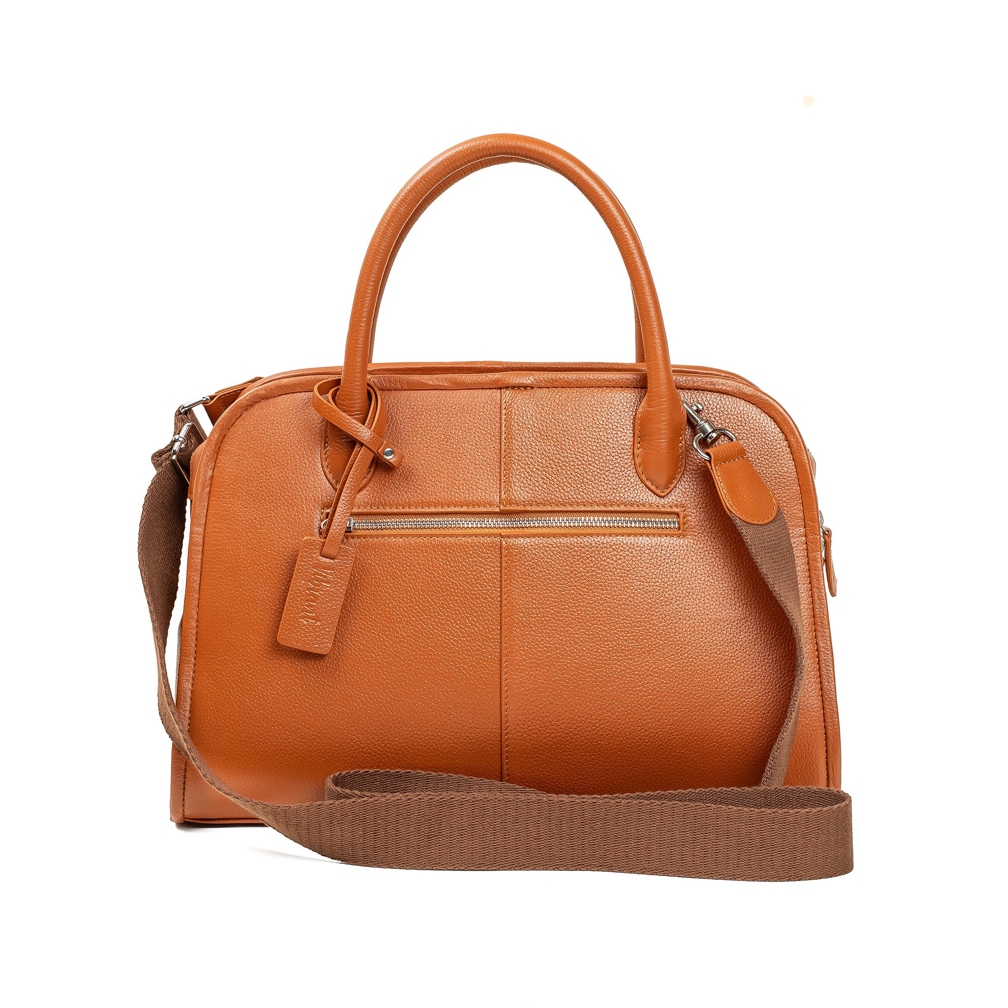 VIBRANT LADIES TAN LEATHER BAG - Vibrantbd.com