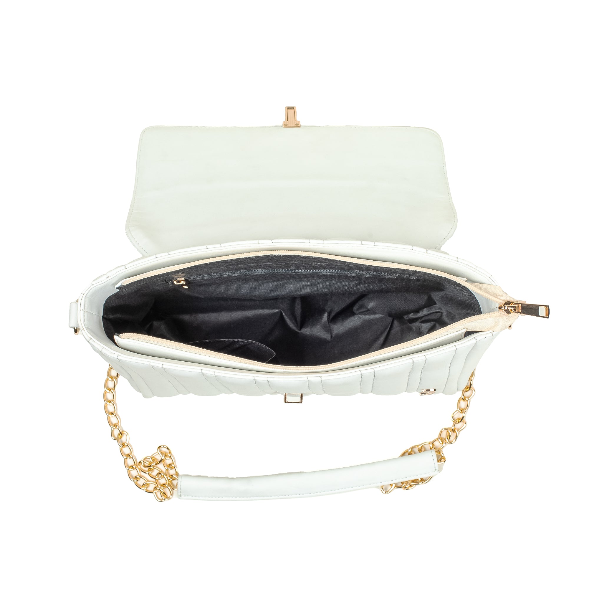 Elegant Ladies PU Leather Handbag | Vibrant® Compact Design with Zipper Pocket - Vibrantbd.com