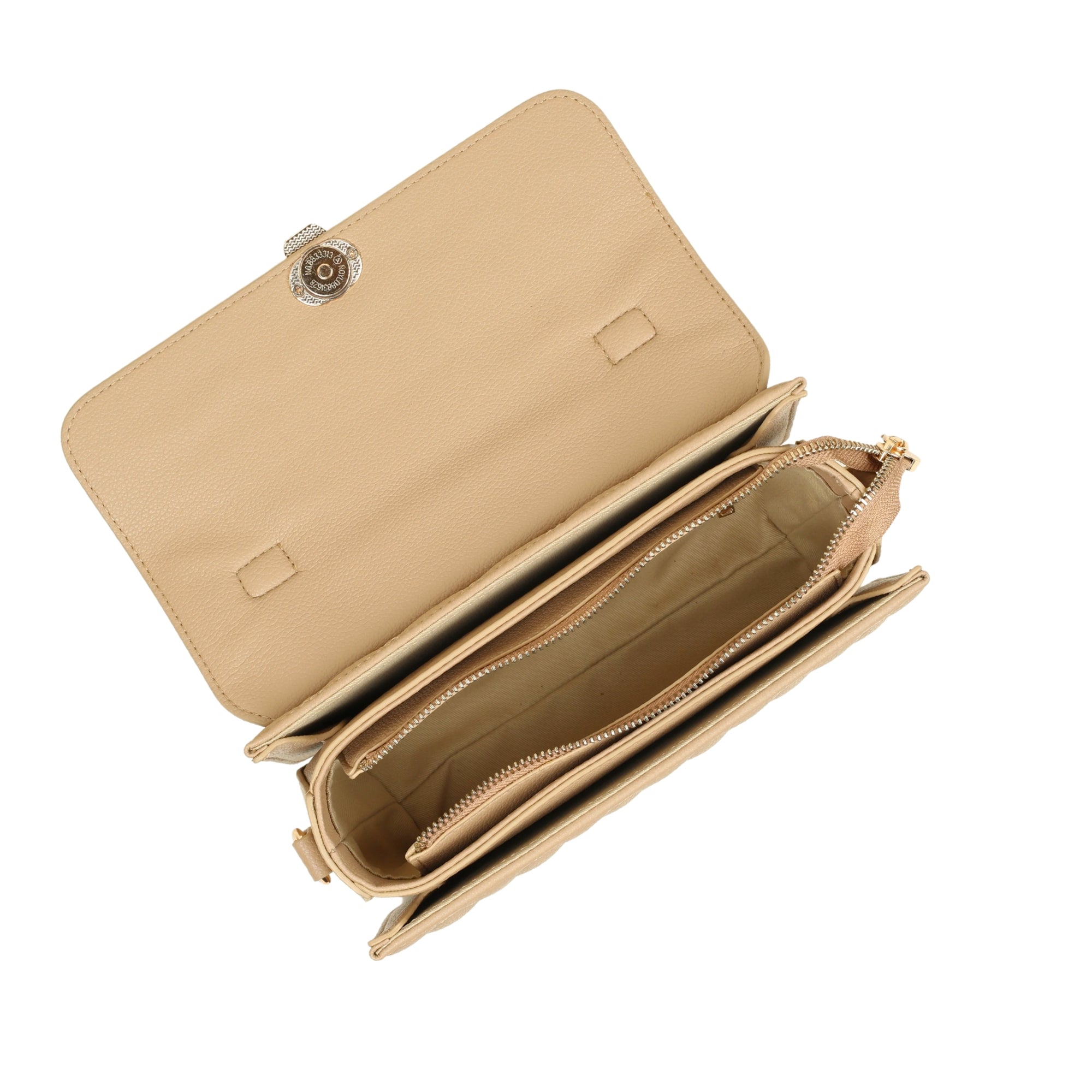 VIBRANT BEIGE QUILTED SATCHEL BAG - Vibrantbd.com