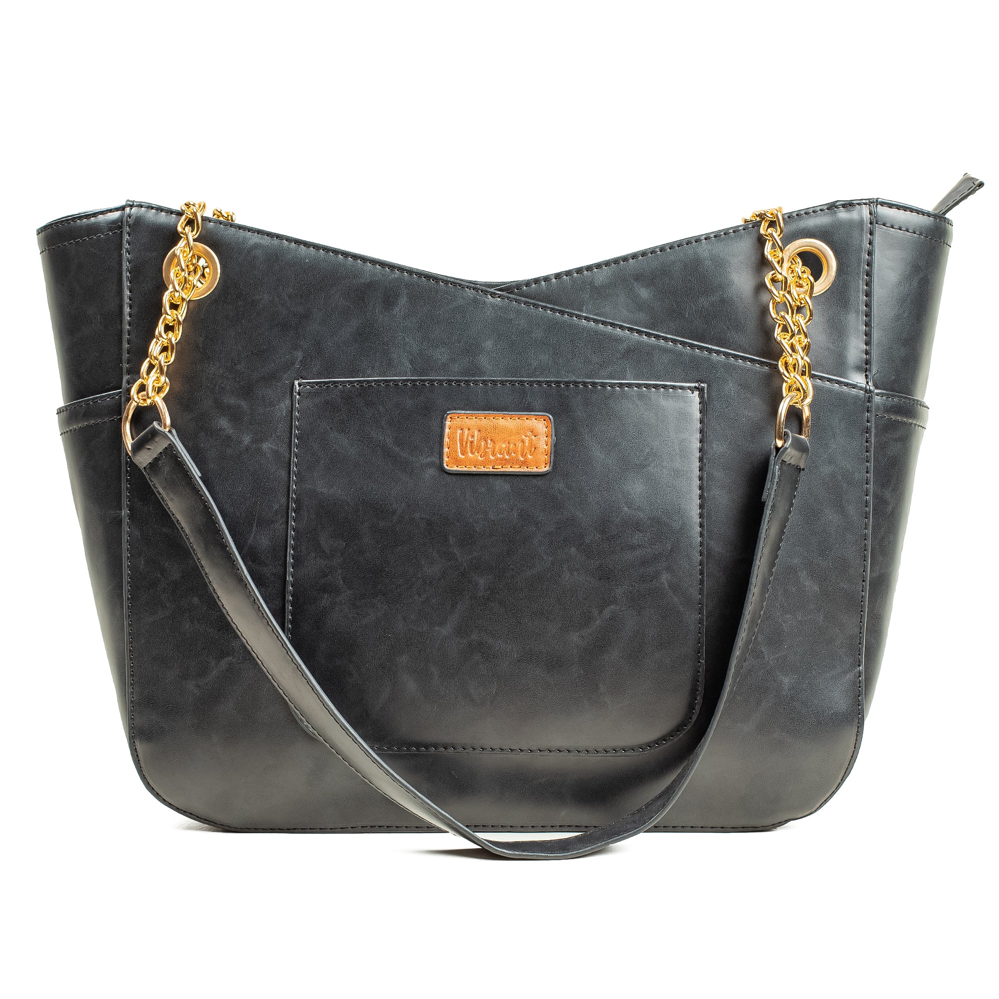 GLAMOUR GRACE BLACK BAG BY VIBRANT - Vibrantbd.com
