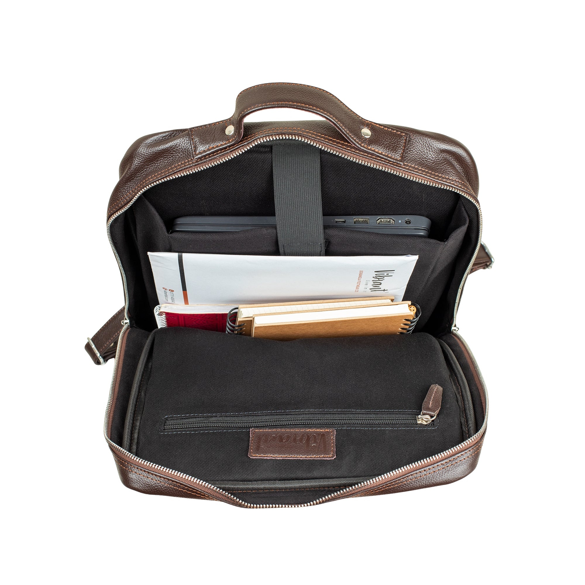 VIBRANT GENUINE LEATHER BACKPACK - Vibrantbd.com