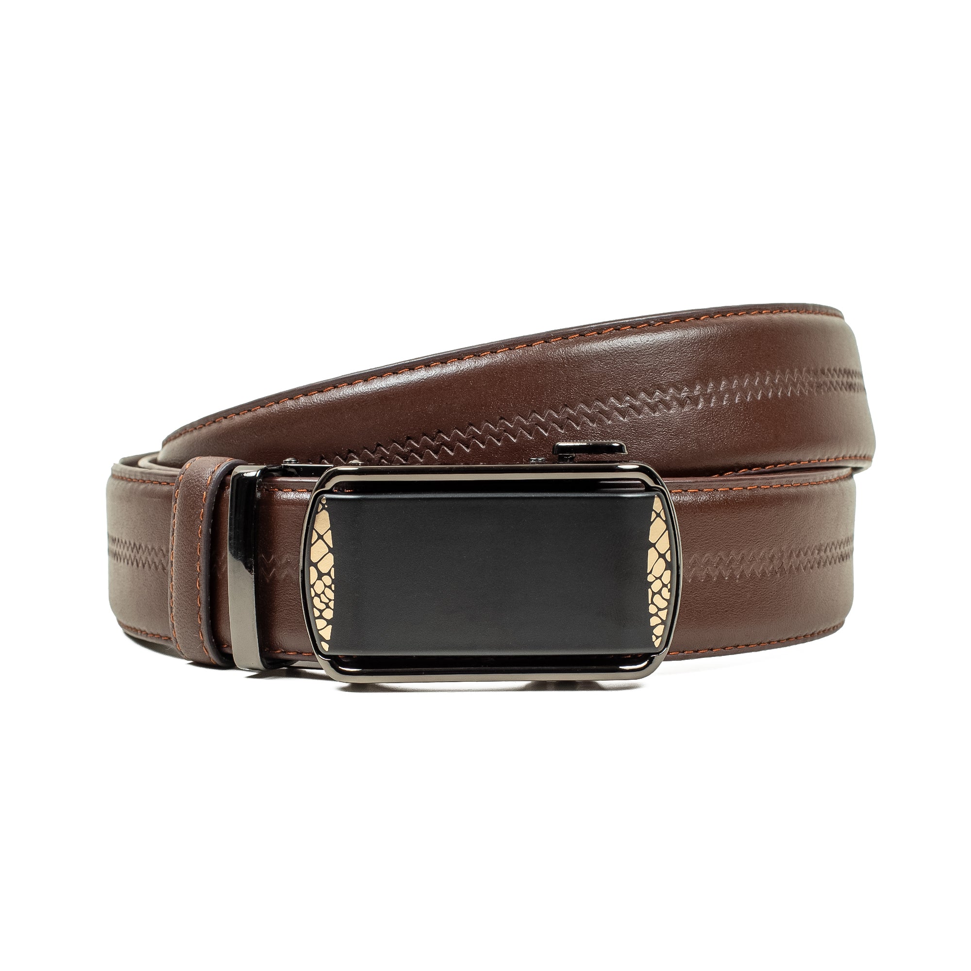 Vibrant Men's Premium  Printed Leather  Belt - Vibrantbd.com