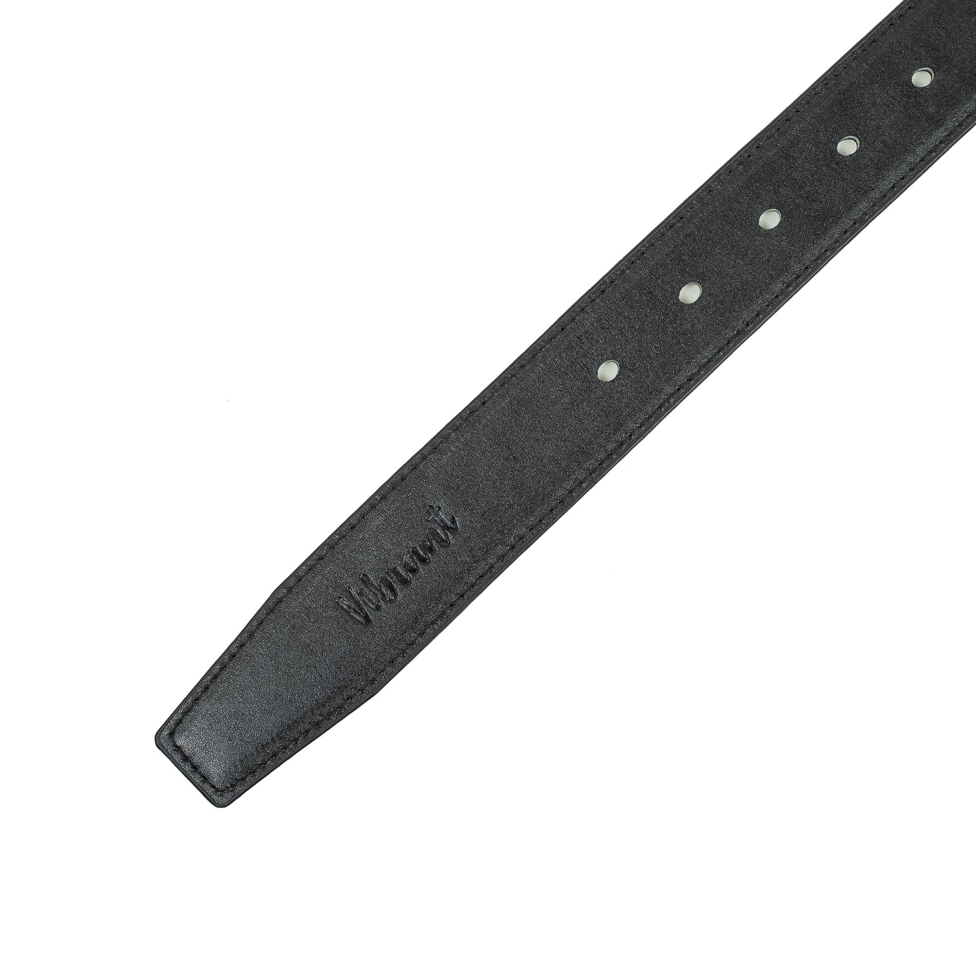 Men's Black Genuine Leather Belt with Sleek Design and Durable Metal Buckle - Vibrantbd.com