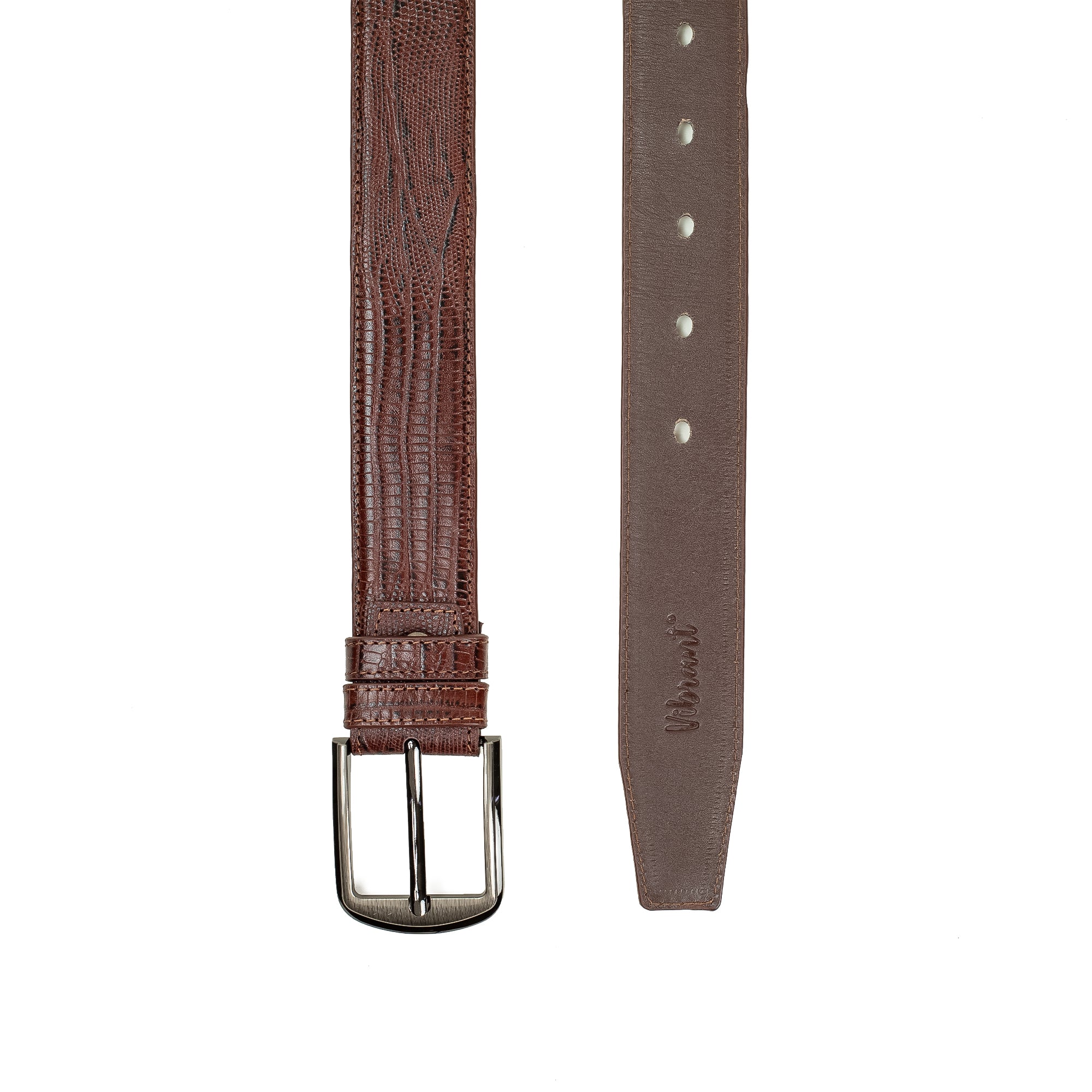 Men's Brown Genuine Leather Belt
