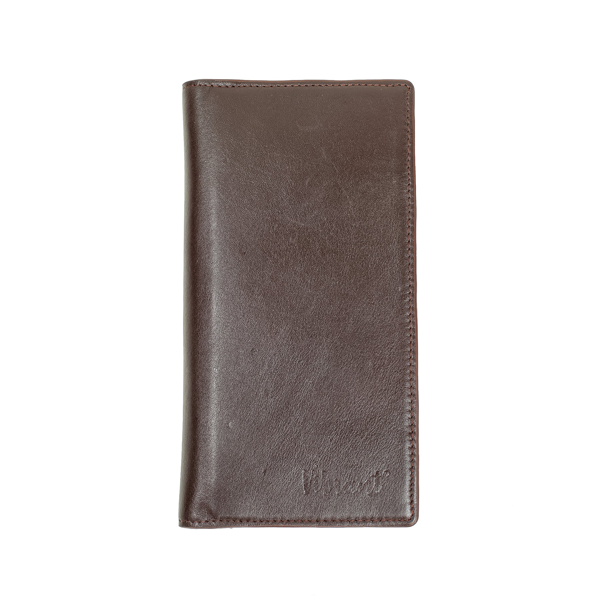 Vibrant Men's Genuine Leather Long Wallet – Stylish & Spacious for Cards, Cash & Smartphone