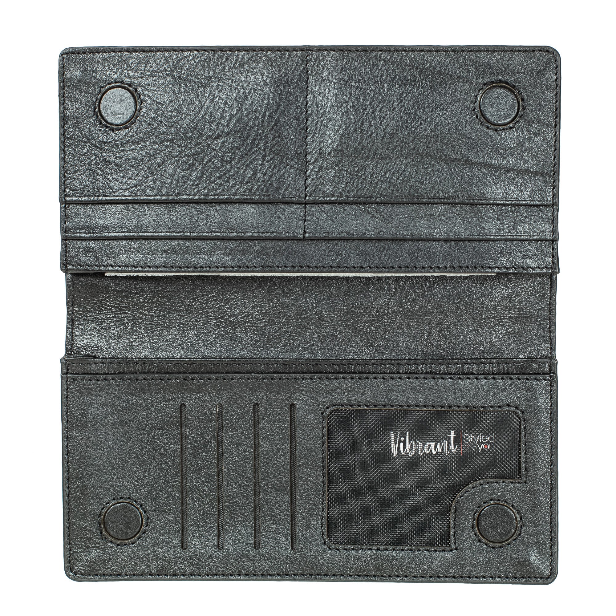 VIBRANT LEATHER MEN LONG WALLET - Vibrantbd.com
