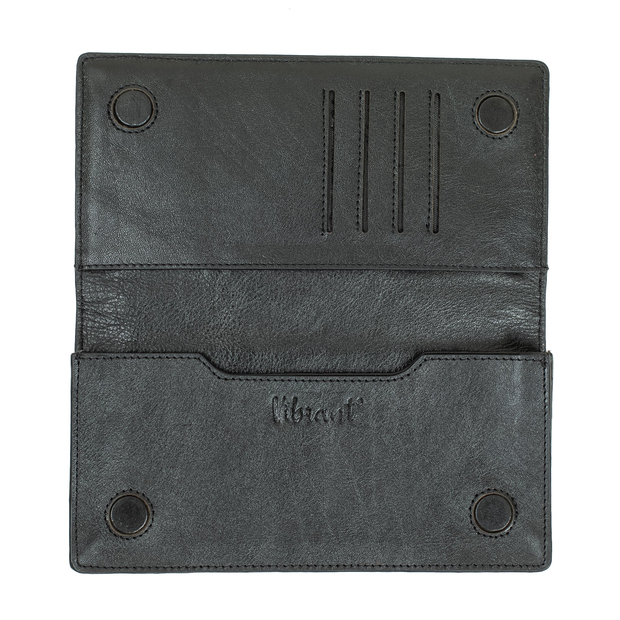 VIBRANT LEATHER MEN LONG WALLET - Vibrantbd.com