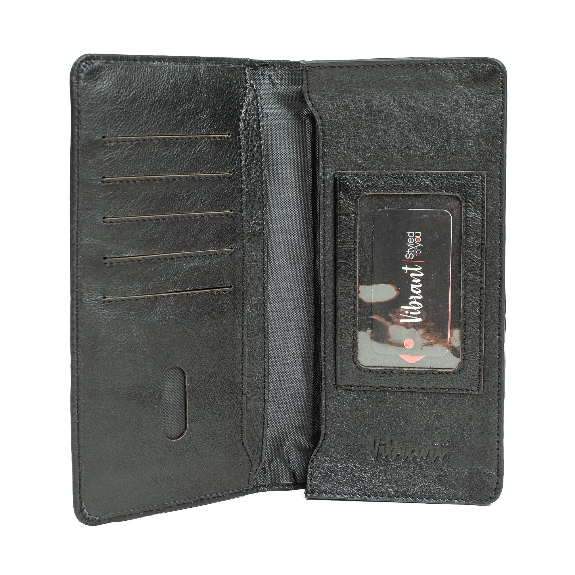 VIBRANT LEATHER MEN LONG WALLET - Vibrantbd.com