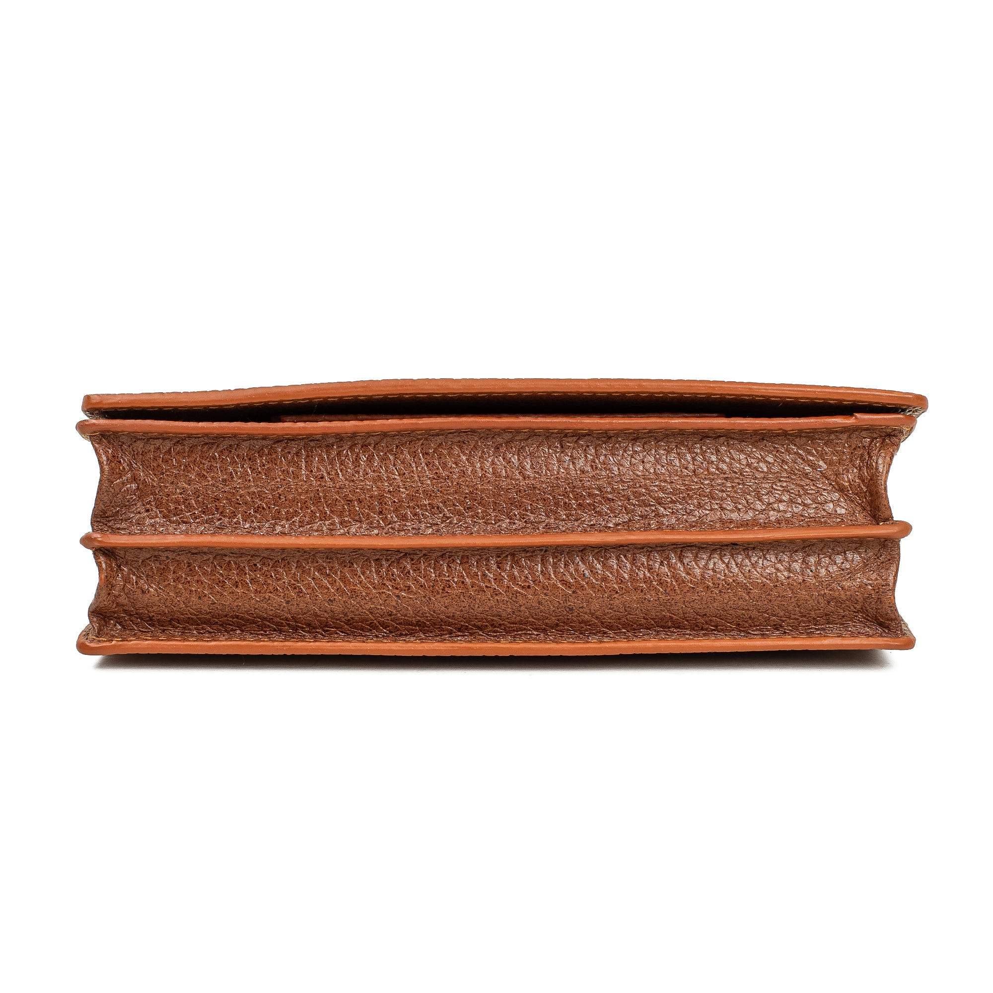Vibrant Men's Brown Genuine Leather Long Wallet – Stylish & Spacious for Cards, Cash & Smartphone