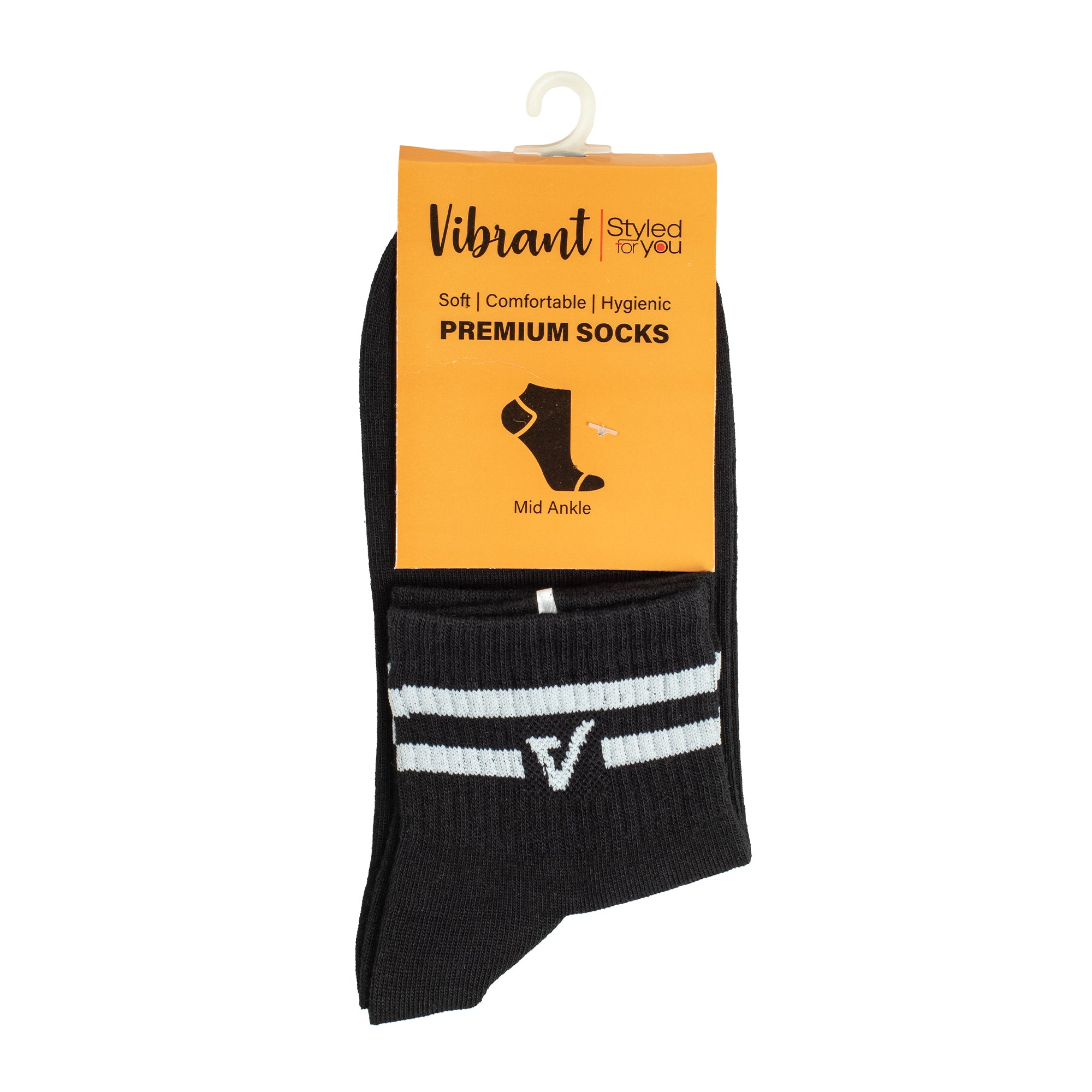 Men's Anti-Odor Winter Socks | Vibrant® Cotton Mix with Spandex for Ultimate Comfort