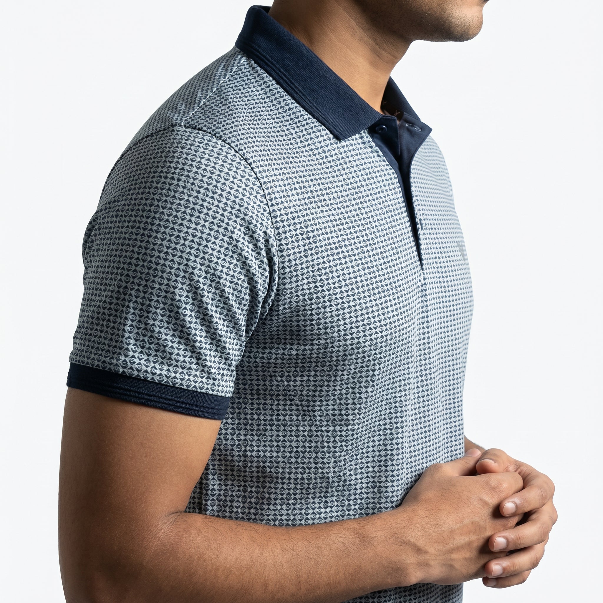 Vibrant Men's Max Cool Dry-Fit Sublimation Golf Polo Shirt - Stylish Performance Wear - Vibrantbd.com