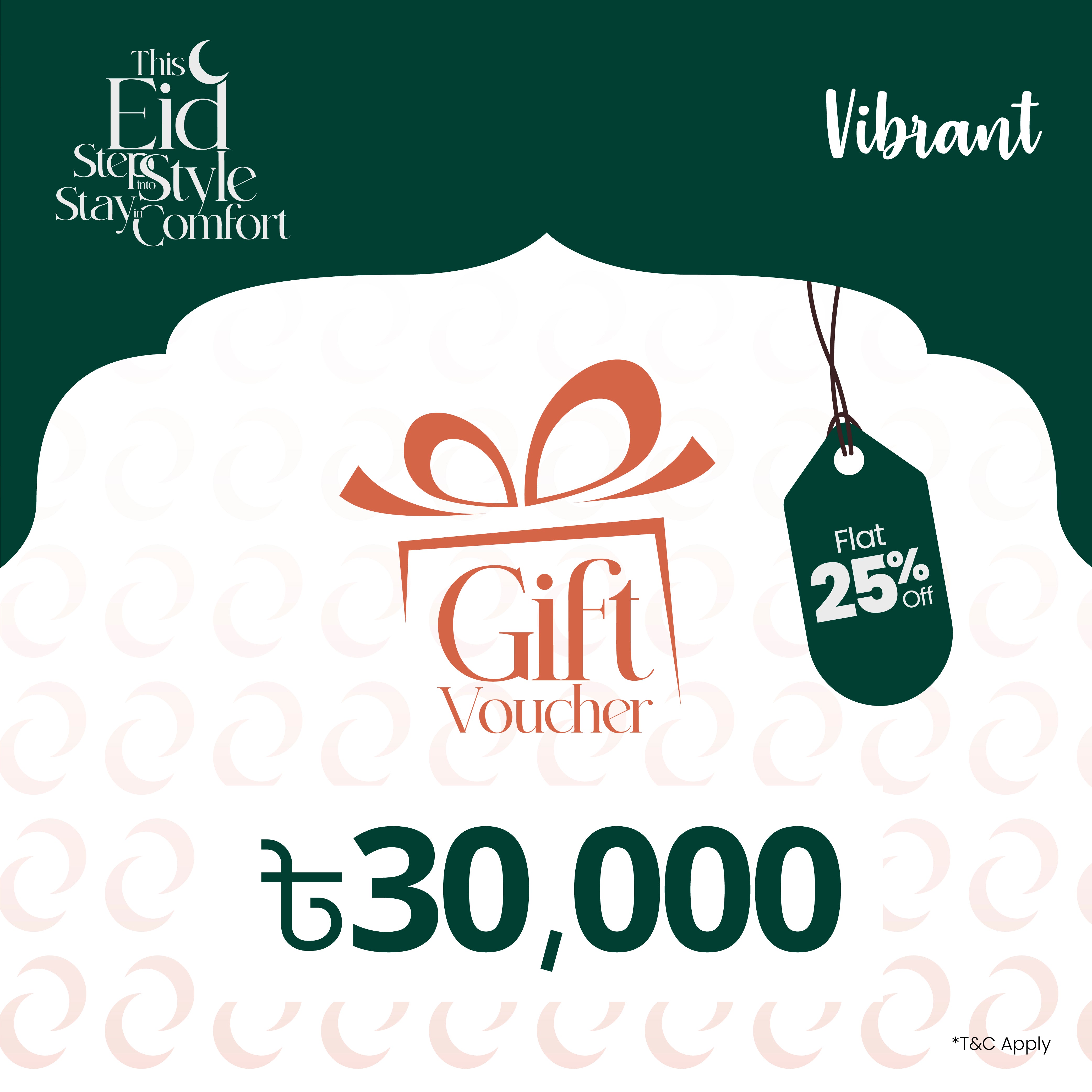 VIBRANT GIFT VOUCHER 30000