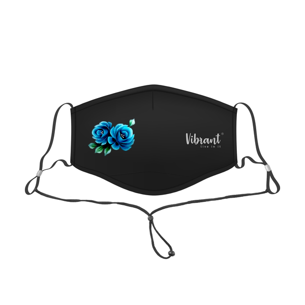 LADIES FACE MASK WITH ADJUSTABLE NECK STRAP