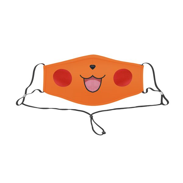 KIDS FACE MASK WITH NECK STRAP