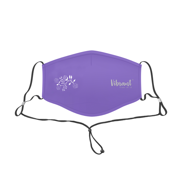 LADIES FACE MASK WITH ADJUSTABLE NECK STRAP