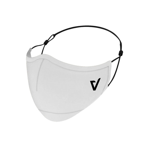 VIBRANT OFF WHITE FACE MASK WITH NECK STRAP