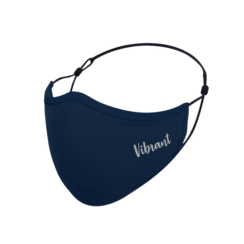 VIBRANT BLUE FACE MASK WITH NECK STRAP