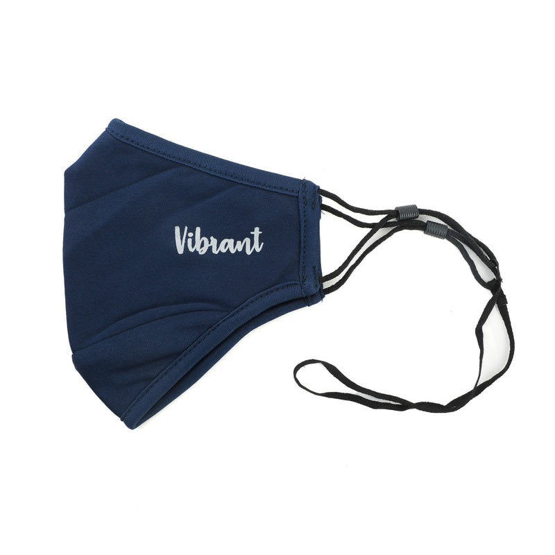 VIBRANT BLUE FACE MASK WITH NECK STRAP