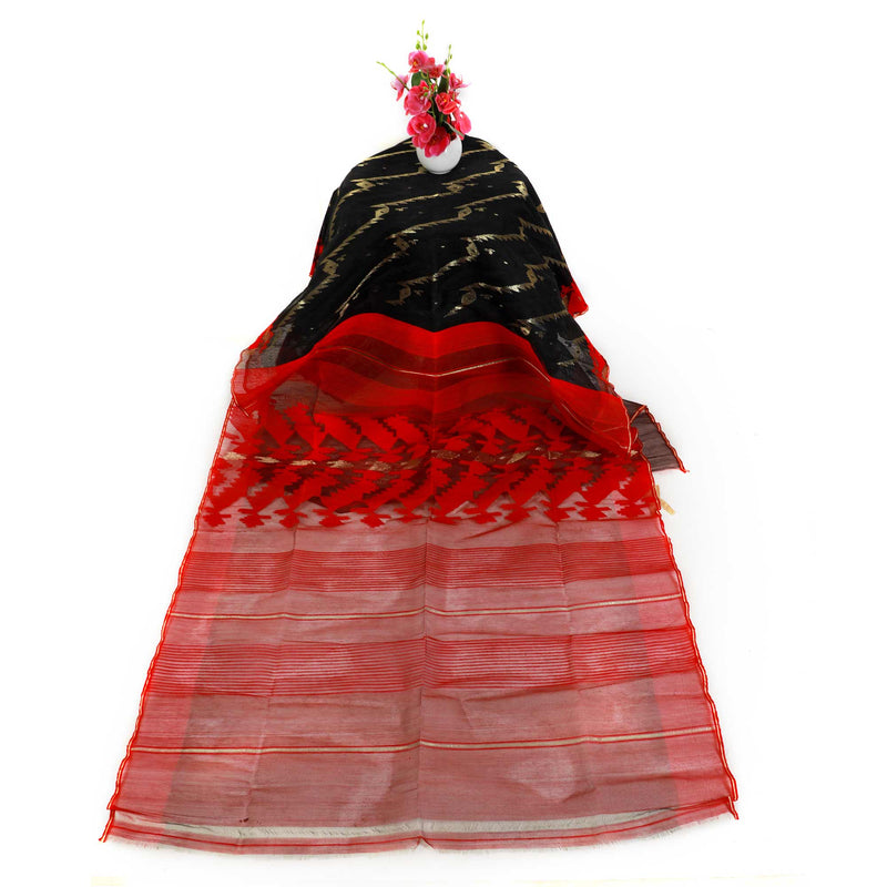 Half Silk Original Dhakai Jamdani Saree