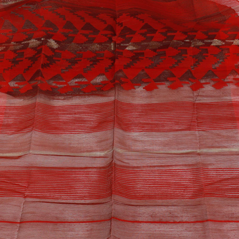 Half Silk Original Dhakai Jamdani Saree
