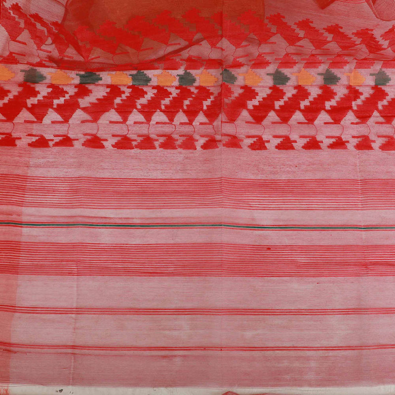 Half Silk Original Dhakai Jamdani Saree